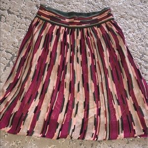 Authentic Missoni high waisted pleated knit skirt